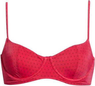 PacSun Eden Print Bralette Bikini Top in Polka Dot at Nordstrom, Size X-Small