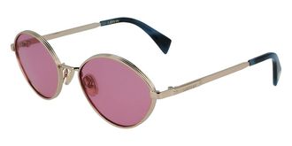 Lanvin LNV116S 724 Mens Sunglasses Gold Size 57