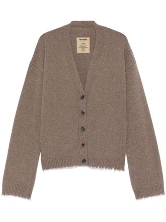 Uma Wang Over cashmere cardigan - Brown