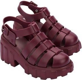 Melissa Megan Platform Fisherman Sandal in Red at Nordstrom Rack, Size 10