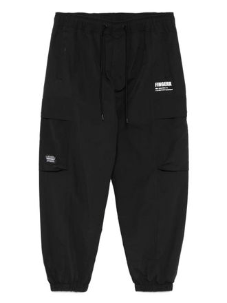 Fingercroxx elasticated-waist trousers - men - Polyamide/Cotton - M - Black