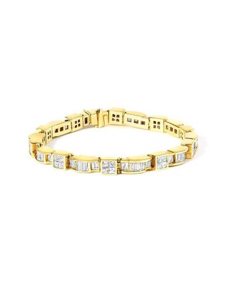 House of Brilliance Haus Of Brilliance 14K 7.10 Ct. Tw. Diamond Link Bracelet