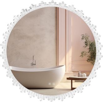 Rea specchio led X013 80X80 transparent