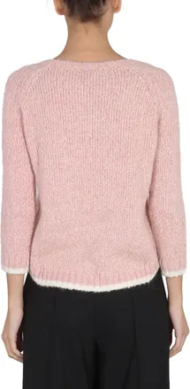 Aspesi Alpaca Blend Sweater - Pink