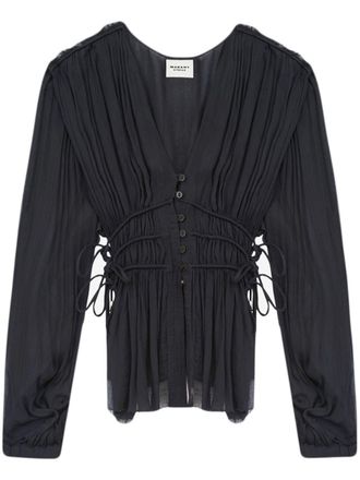Isabel Marant Axeline top - Zwart