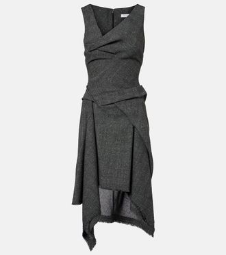 Alexander McQueen Wool midi dress