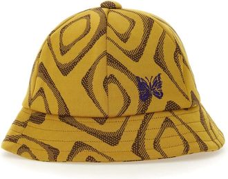 Needles Accessoires, Heren, Geel, M, Polyester, Bermuda Hat - Poly Jq