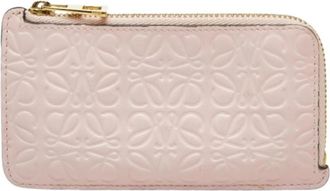 Loewe Pre-owned Wallets, female, Pink, Size: ONE SIZE Pre-owned Card Case