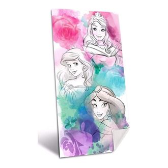 Trade Shop Trade Shop - Telo Mare In Cotone Principesse Disney Asciugamano Mare Piscina Ariel Jasmine