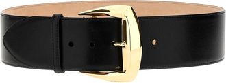 Alexander McQueen Black Geometric Belt