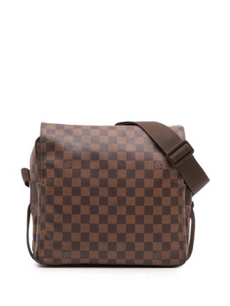 Louis Vuitton 2010 Damier Ebene Naviglio crossbodytas - Bruin