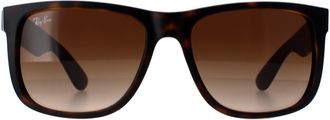 Ray-Ban Mens Sunglasses Justin 4165 Rubber Light Havana Brown Gradient 710/13 - One Size