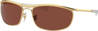 Ray-Ban RB3119M Olympian I Deluxe 001/C5 Mens Sunglasses Gold Size 62