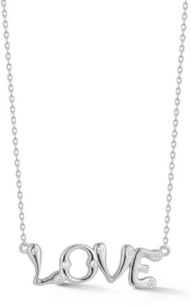 Glaze Jewelry Sterling Silver Groovy Love Necklace