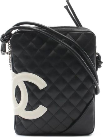 Chanel Borsa a spalla Cambon Line anni 04-05 - Nero