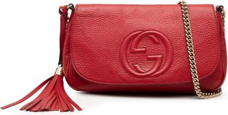Gucci Pre-owned Gucci Medium Leather Soho Chain Flap Crossbody Ladies Q9LZ2BI30R3BTNN1