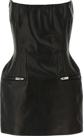 Magda Butrym Dames, Jurken, Zwart, Maat: XS Leer