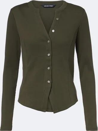 Veronica Beard Cardigan Cordis in misto cotone a coste