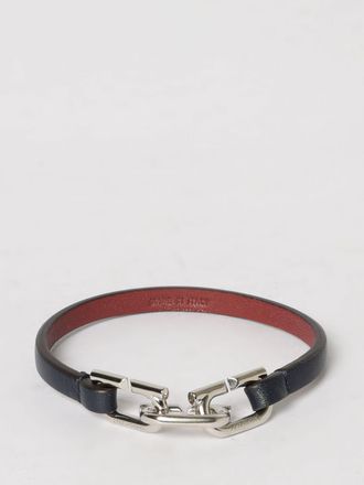 Ferragamo Bracciale Gancini Ferragamo in pelle e ottone