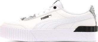 Puma (WMNS) PUMA Carina Lift Casual Shoes For White/Black 382504-01