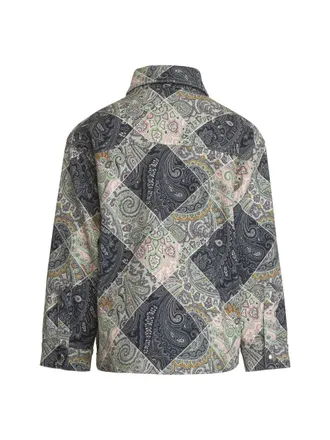 Etro Plaid Cotton Jacket - Blue