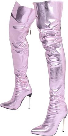 Generic Womens Over The Knee Boots Pointed Toe Stiletto Heel Long Booties Fashion Spring Style For Ladies