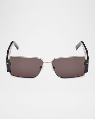 MCM Mens MW0012M Metal Rectangle Sunglasses