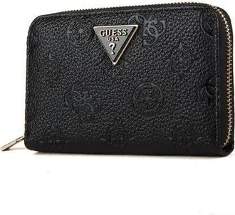 Guess Womens Wallet Black Logo Polyurethane Bags