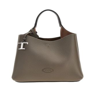 Tod's Grained leather micro shopping bag Woman One Size