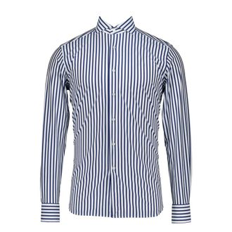 Xacus Active Lange Mouw Overhemden Act 520ml/21606 - Heren - Casual Overhemden - Blauw - L - Overhemden