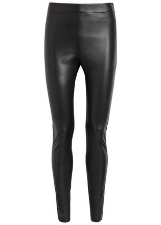 Joseph Leather Leggings - Black - 44 (UK16 / XL)