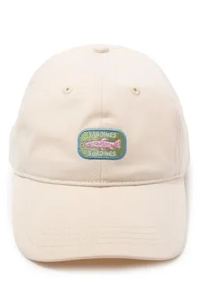 Frasier Sterling Sardines Embroidered Baseball Cap in Natural at Nordstrom Rack