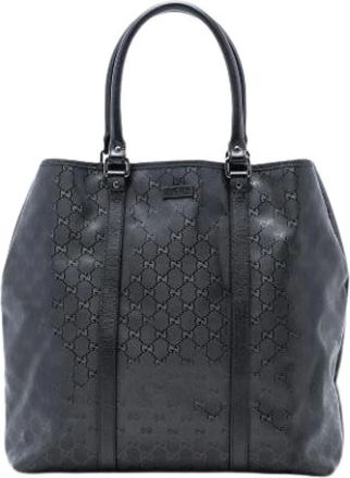 Gucci Pre-owned Tote Bags, female, Black, Size: ONE SIZE Pre-owned Vintage Tote Bag