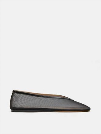 Le Monde Beryl Womens Luna Mesh Slipper In Black