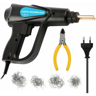 OEM M&aacute;quina De Soldadura De Pl&aacute;stico De 70 W, Kit De Reparaci&oacute;n De Parachoques De Coche, 4 Tipos De Grapas De Esquina Planas/exteriores/interiores/ondulad