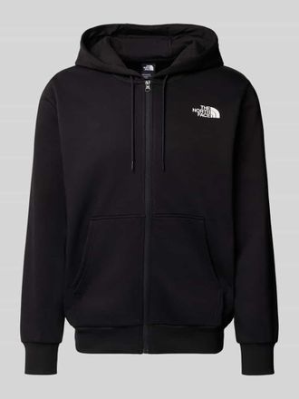 The North Face Sweatjacke mit Label-Stitching in Black, Gr&ouml;&szlig;e XL
