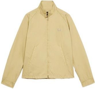 Fortela Carol Cotton Poplin Zip-Up Jacket in Khaki at Nordstrom, Size 48 Eu