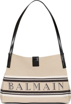 Balmain bringt kleine Canvas- und Ledertasche heraus