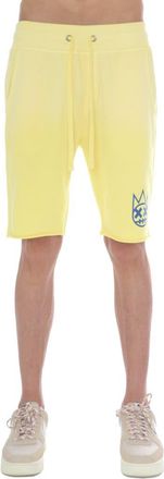 Cult of Individuality Cutoff Ombré Sweat Shorts in Vintage Yellow at Nordstrom, Size Xxx-Large