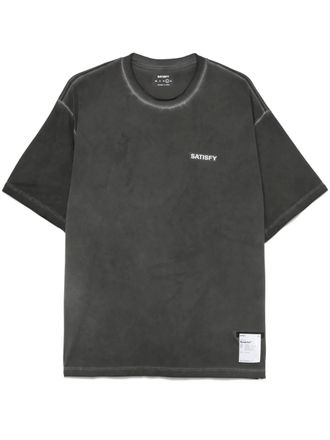 SATISFY AuraLite T-shirt - men - Recycled Polyester - L - Grey