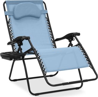 Best Choice Products Oversized Zero Gravity Chair, Folding Outdoor Patio Recliner w/ Cup Holder