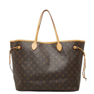 Louis Vuitton Brown Pvc Leather Shoulder Bag Tote Bag (Pre-Owned)