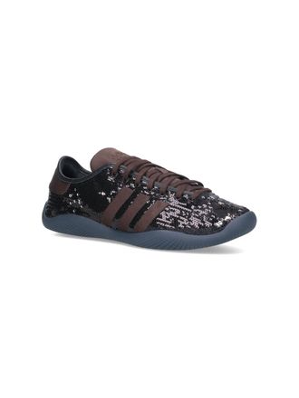adidas Originals Sequin-Embellished Sneaker - Black