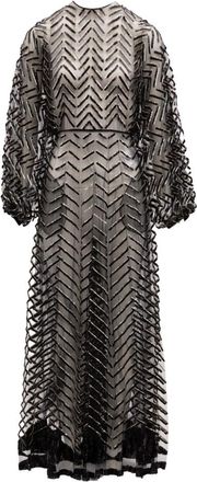 Valentino Garavani Sequin Jurk - Dames - Avondkleed - Zwart - XS - Pailletten - Kleedjes