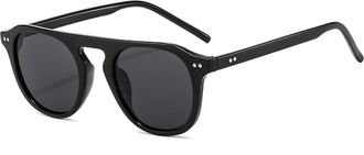 Generic Mens Outdoor Vacation Sunglasses Womens Driving Sports Decorative Sun Glasses(Black)