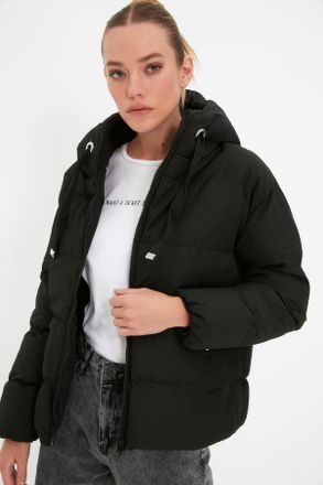Trendyol Damen Capuchon Kogelvis Jasje