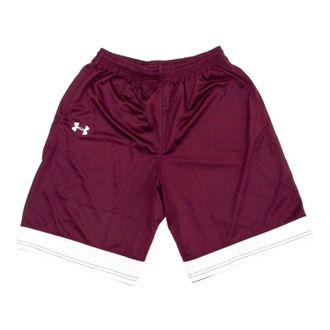 Under Armour Mens Stock Toli Shorts In Maroon