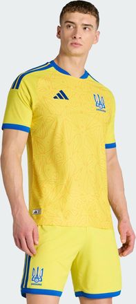 adidas Mens adidas Ukraine 26 Home Authentic Jersey