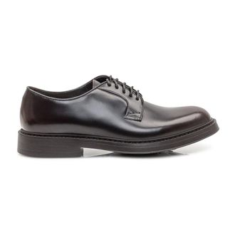 Doucal's Business Shoes, male, Black, Size: 11 US Derby Lace-Up