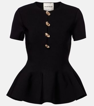 Roland Mouret Top con peplum